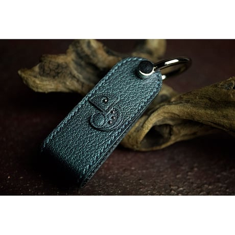Leather Smart Key Case / Reon Icon Design ( 88 Colors )