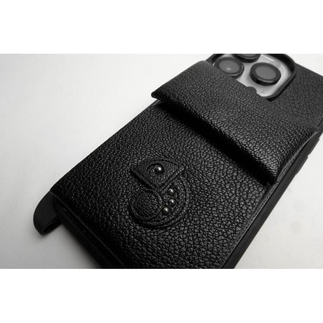 Leather Wallet function Shoulder Hook iPhone Case / Reon Icon Design ( 88 Colors )