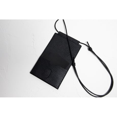 Leather Hanging Smartphone Pouch / Reon Icon Design ( 88 Colors )