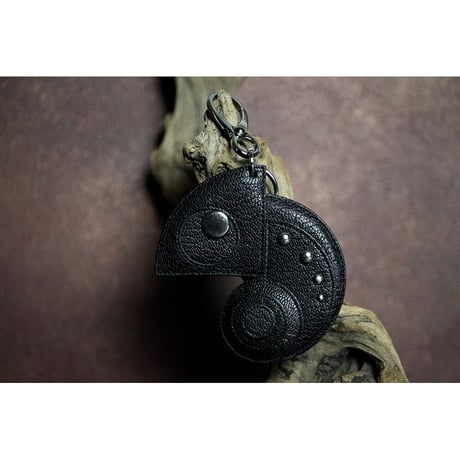 Leather Key Holder ( Large ) / Reon Icon Design ( 88 Colors )