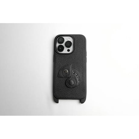 Leather Work Shoulder Hook iPhone Case / Reon Icon Design ( 88 Colors )