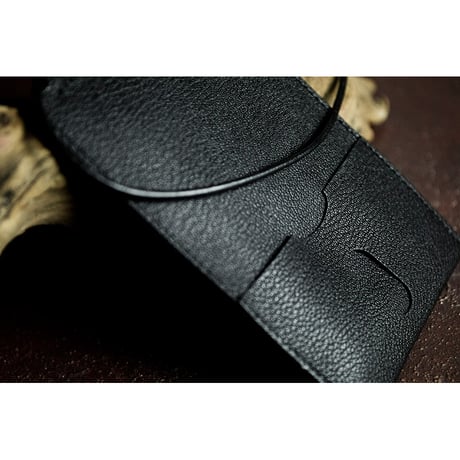 Leather Hanging Smartphone Pouch / Reon Icon Design ( 88 Colors )