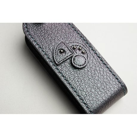 Leather Smart Key Case / Reon Icon Design ( 88 Colors )