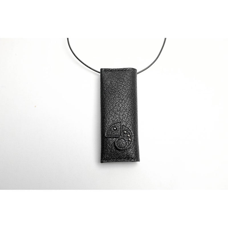 Leather Nano Wallet ( Necklace Type ) / Reon Ic