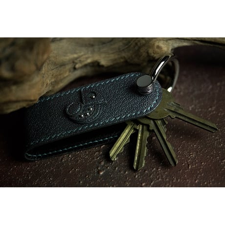 Leather Smart Key Case / Reon Icon Design ( 88 Colors )