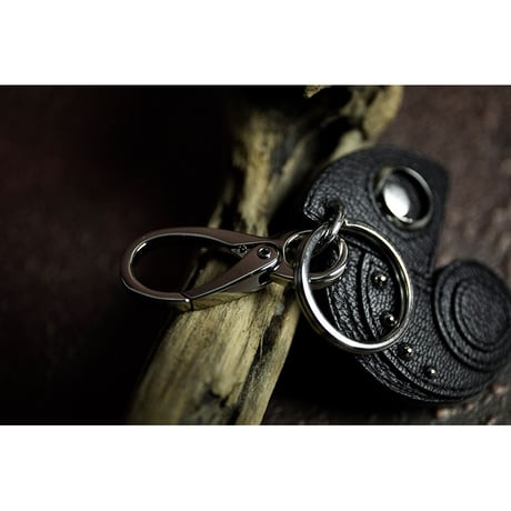 Leather Key Holder ( Small ) / Reon Icon Design ( Monkey Flip Model )