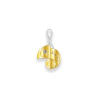 Leather Key Holder ( Medium ) / Reon Mark 005 Design ( Gold )