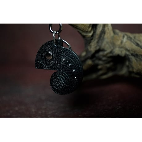 Leather Key Holder ( Small ) / Reon Icon Design ( 88 Colors )
