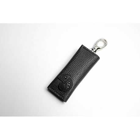 Leather Nano Wallet ( Key Holder Type ) / Reon Icon Design ( 88 Colors )