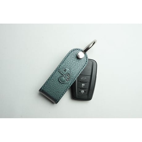 Leather Smart Key Case / Reon Icon Design ( 88 Colors )