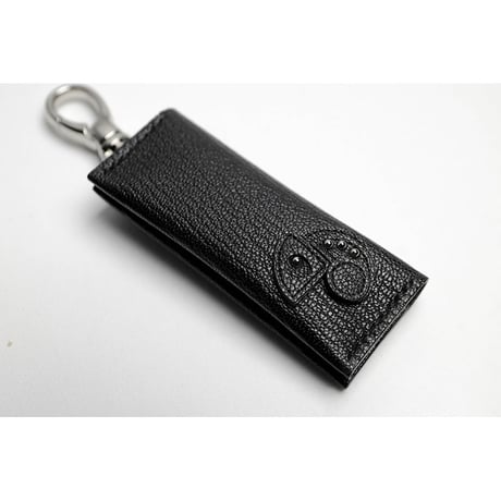 Leather Nano Wallet ( Key Holder Type ) / Reon Icon Design ( 88 Colors )