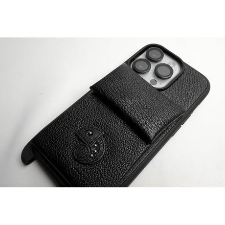 Leather Wallet function Shoulder Hook iPhone Case / Reon Icon Design ( 88 Colors )