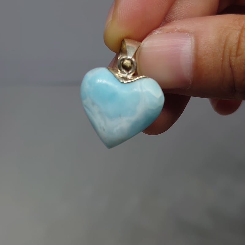 ラリマーハートペンダントトップ-M E D M ブラックダウンジャケット M