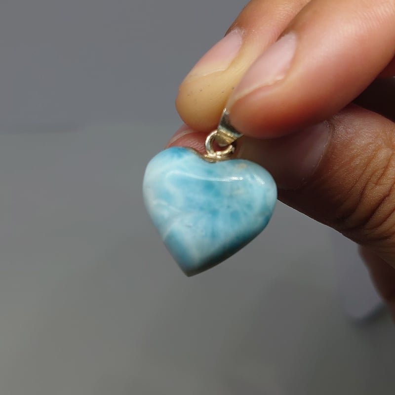 ラリマー 月 ハート ペンダントトップ セット 【公式通販】