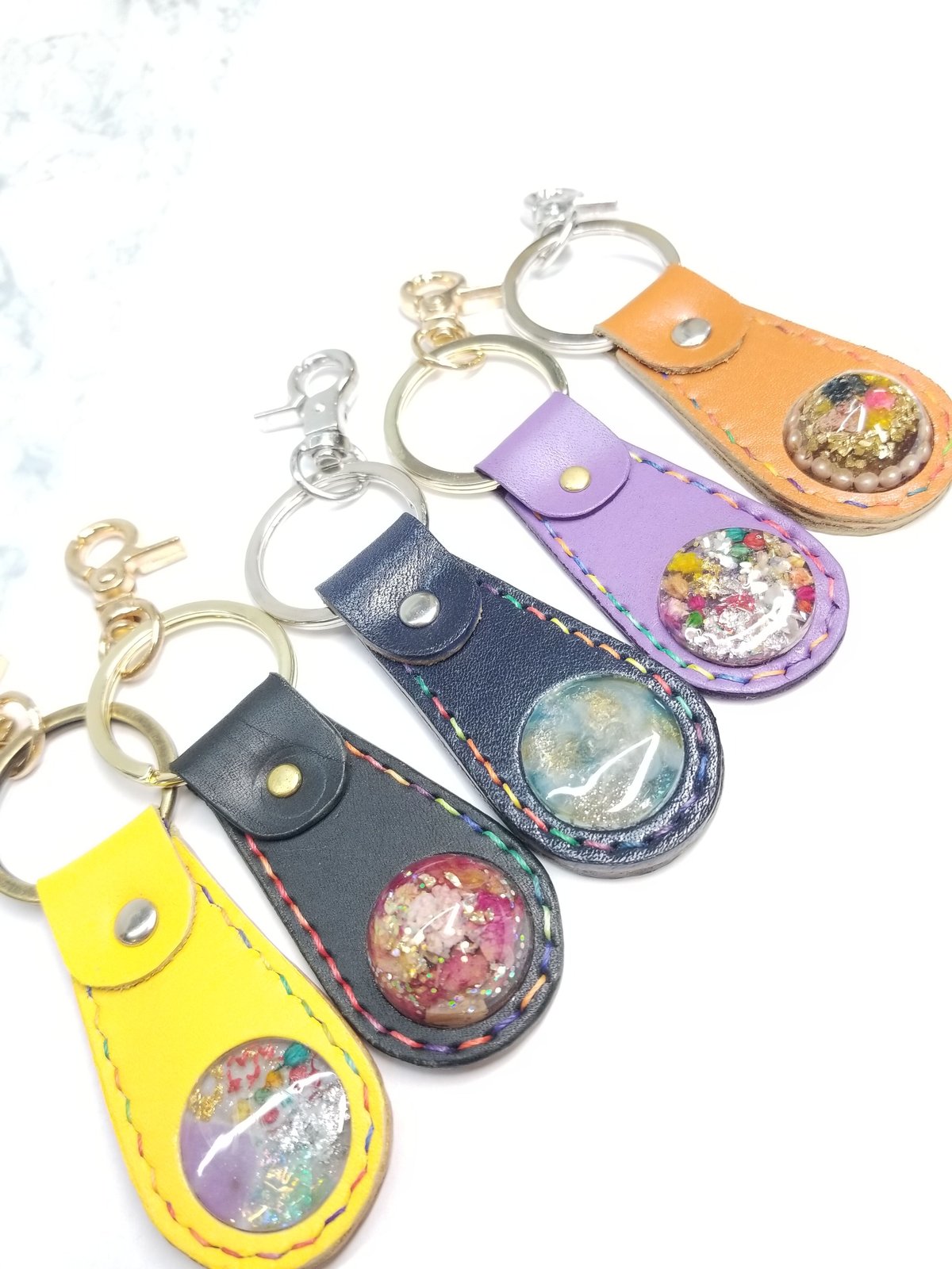 レザー×レジン キーホルダー | ALVALLET STORE