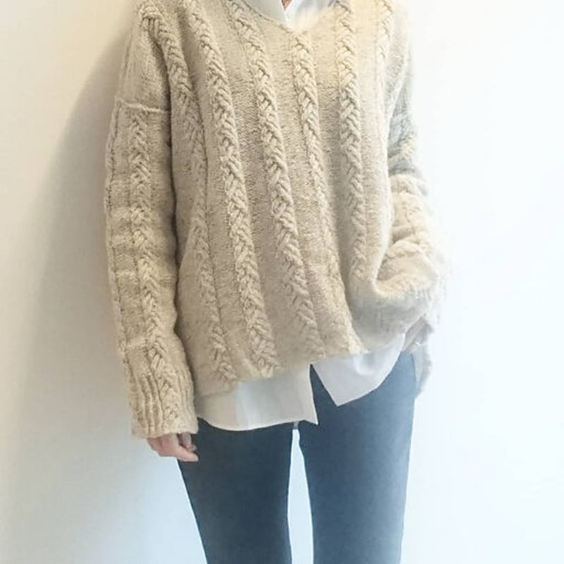 PDFパターン】日本語版／Morrie Sweater by Tomomi Yoshimot