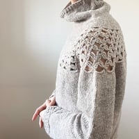 【PDF pattern】En./Link sweater by Tomomi Yoshimoto