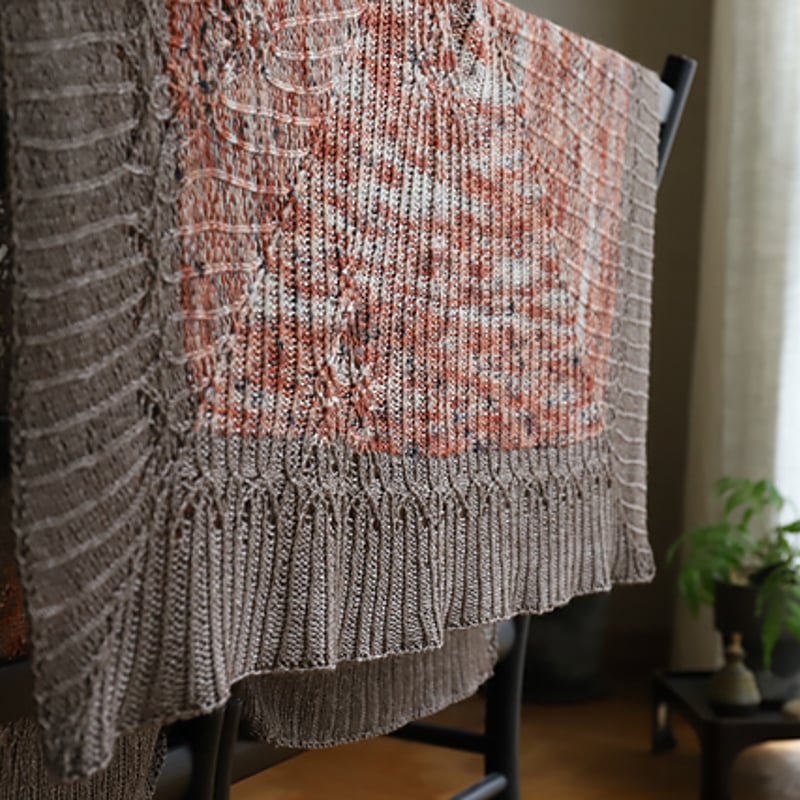 PDFパターン】日本語版／suimon shawl 水紋ショール by eri shimiz