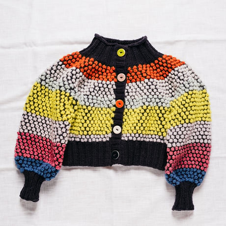 【PDF pattern】En.／Popcorn Cardi by Midori Hirose