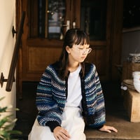 【PDFパターン】Popcorn Cardi by Midori Hirose