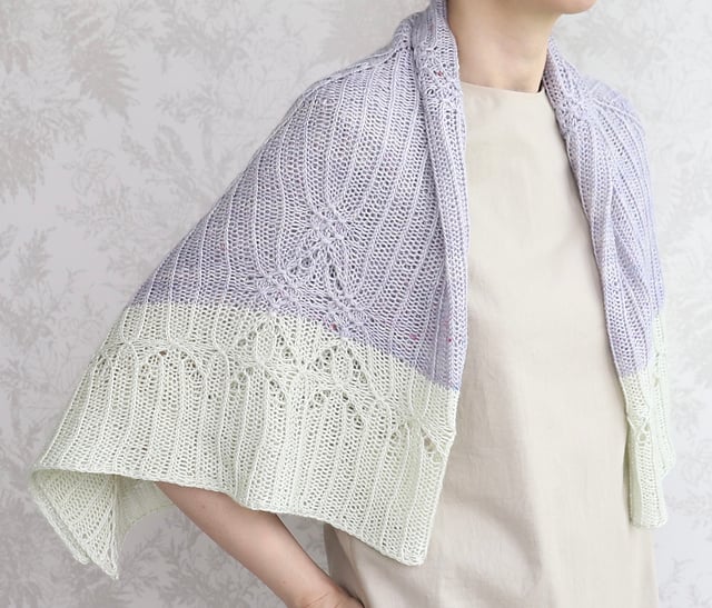 み*ご様 09☆ SALSATION ショール　新品 ☆サルセーション PDFパターン】日本語版／suimon shawl 水紋ショール by eri shimiz