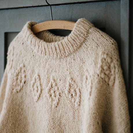 【PDF pattern】En.／Macrame Motif Sweater by Midori Hirose