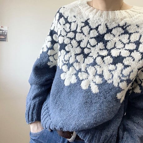【PDF Pattern】En./Drawing sweater by Tomomi Yoshimoto