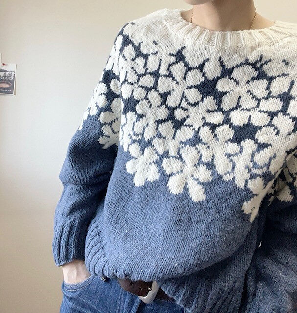 PDFパターン】日本語版／Drawing sweater by Tomomi Yoshimo