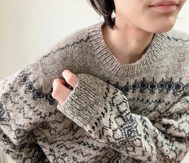 PDFパターン】日本語版／C6 Sweater by Tomomi Yoshimoto |