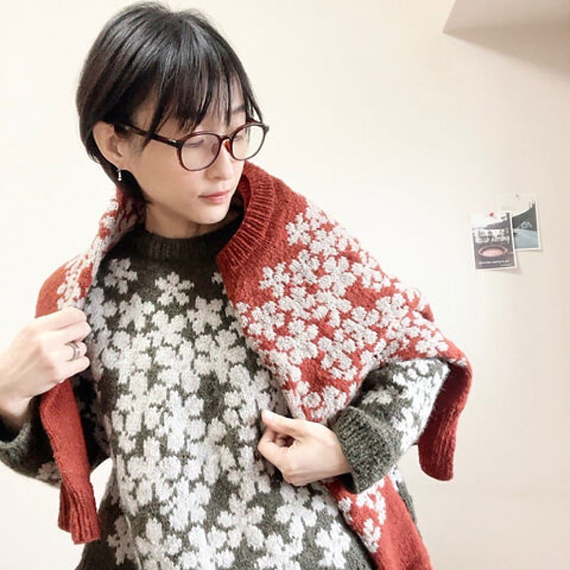 【Natsumi.S様オーダーページ】 PDFパターン】日本語版／Alyssum sweater by Tomomi Yoshimo