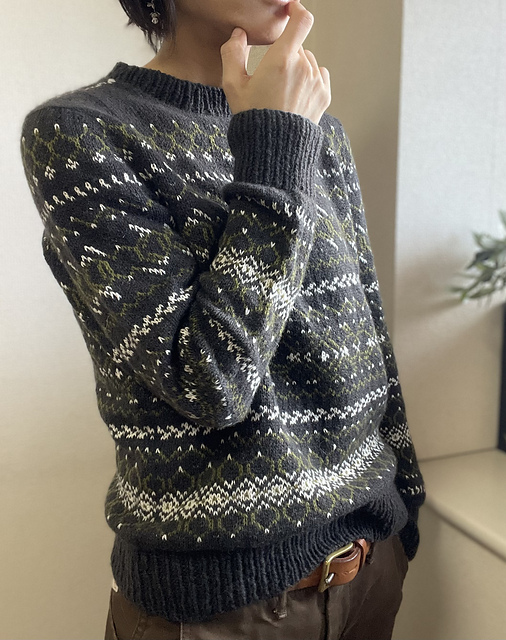 PDFパターン】日本語版／C6 Sweater by Tomomi Yoshimoto |