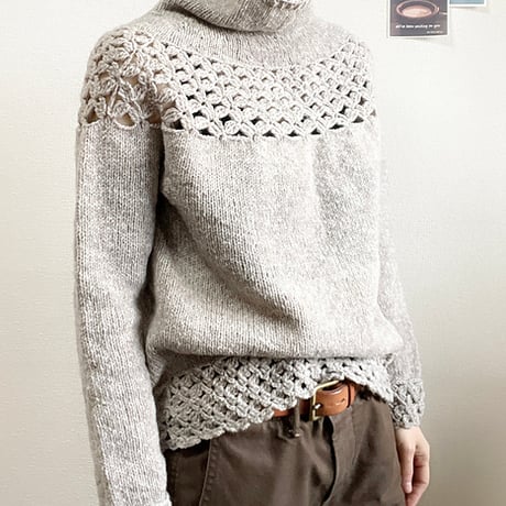 【PDFパターン】日本語版／Link Sweater by Tomomi Yoshimoto