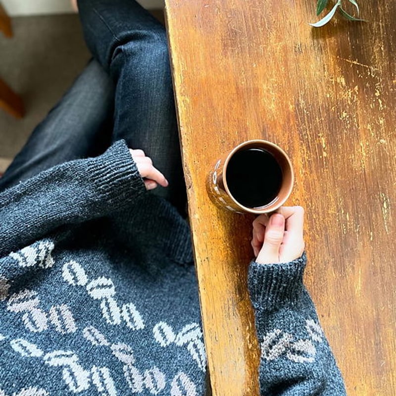 ひーひーまとめページ PDFパターン】日本語版／Coffee Lovers' Sweater by Tomomi