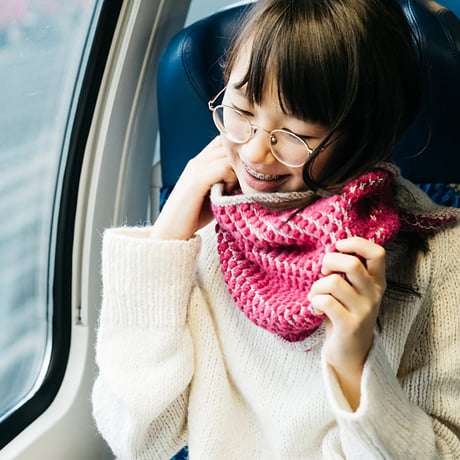 【PDF pattern】En.／Popcorn Shawl by Midori Hirose