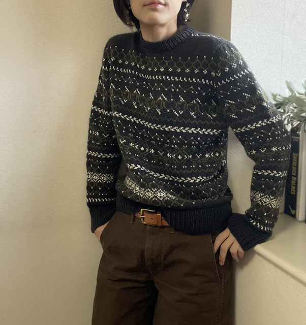 PDFパターン】日本語版／C6 Sweater by Tomomi Yoshimoto |