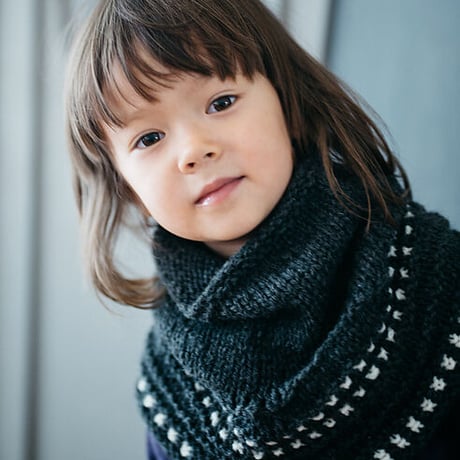 【PDFパターン】Call Sign Cowl（点線の入ったVヨークのカウル） by Midori Hirose