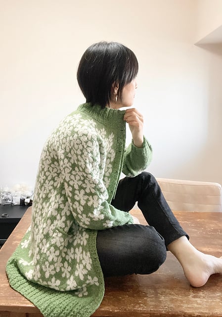 PDFパターン】日本語版／Alyssum Cardigan by Tomomi Yoshim