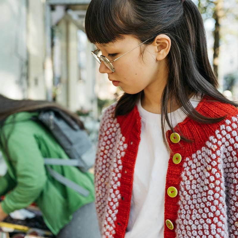 PDF pattern】En.／Popcorn Cardi by Midori Hirose