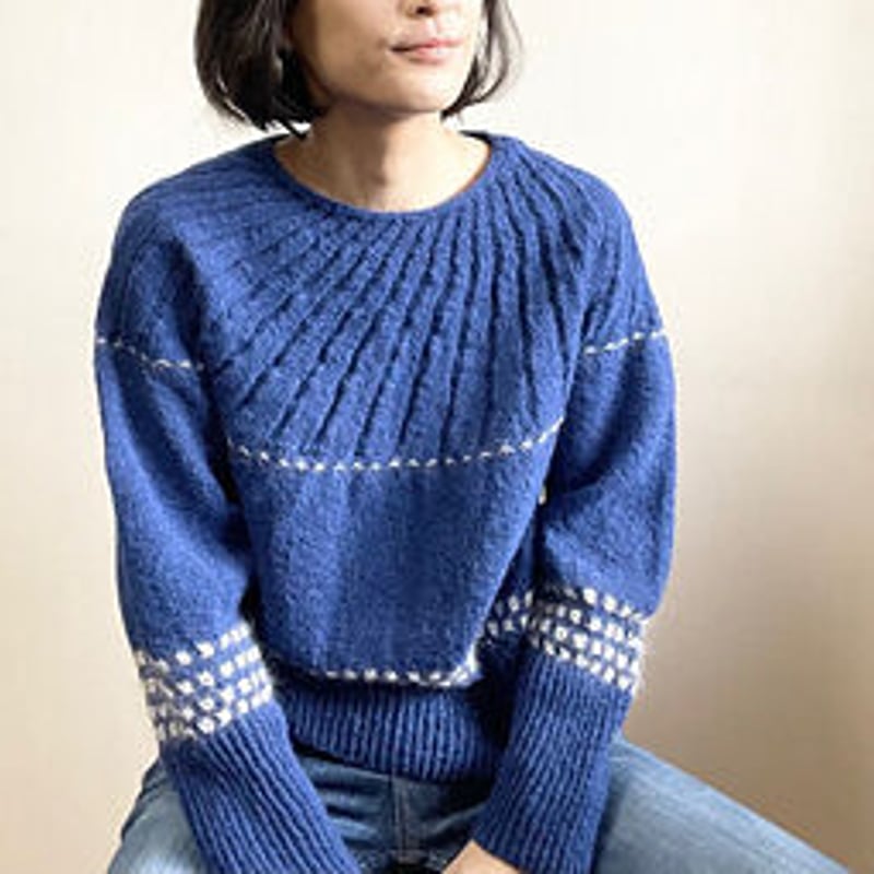 PDFパターン】日本語版／Milky way sweater by Tomomi Yoshi