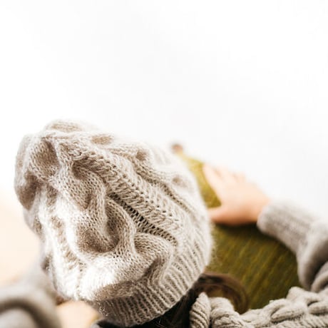 【PDF pattern】En.／Snowy Flower Hat by Midori Hirose
