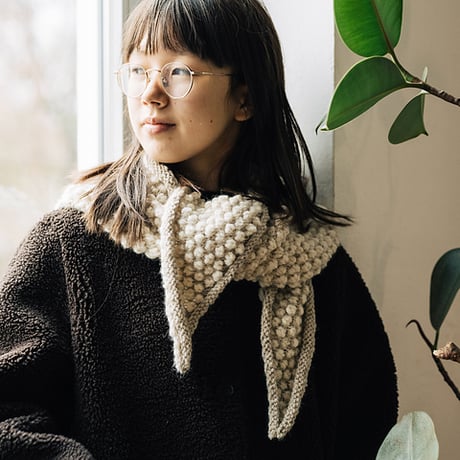 【PDF pattern】En.／Popcorn Shawl by Midori Hirose