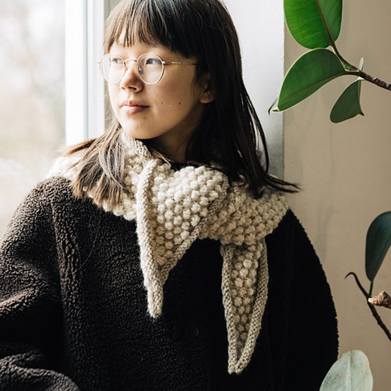 PDFパターン】Popcorn Shawl ポップコーンショール by Midori Hir