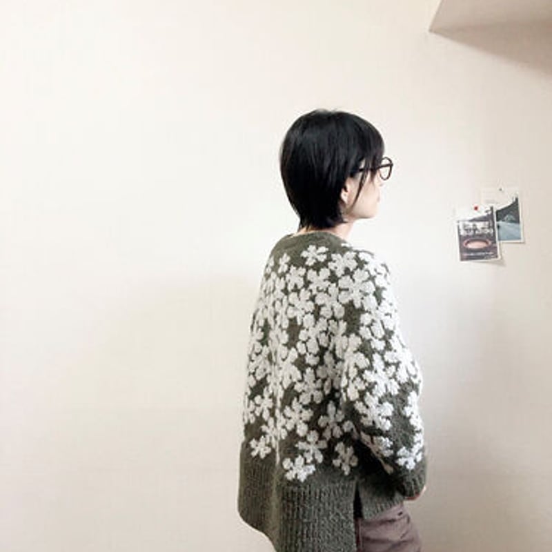 PDFパターン】日本語版／Alyssum sweater by Tomomi Yoshimo