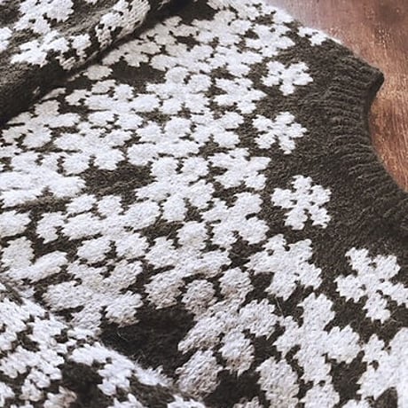 【PDFパターン】日本語版／Alyssum sweater by Tomomi Yoshimoto