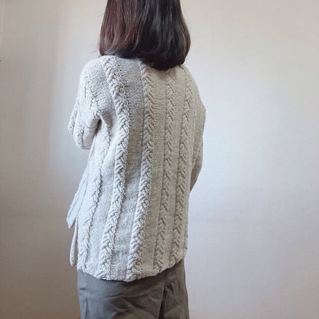 【PDFパターン】日本語版／Morrie Sweater by Tomomi Yoshimoto