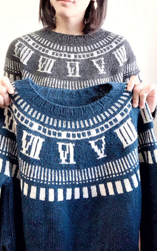 PDFパターン】日本語版／Time sweater by Tomomi Yoshimoto