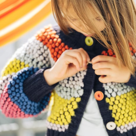 【PDF pattern】En.／Popcorn Cardi by Midori Hirose