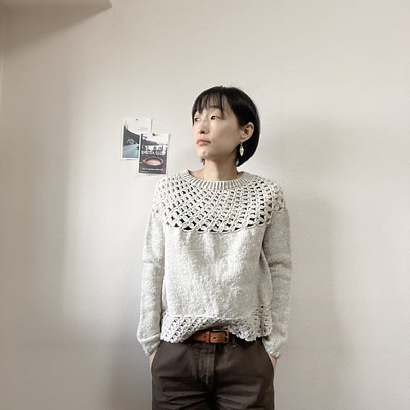PDF pattern】En./Link sweater by Tomomi Yoshimo
