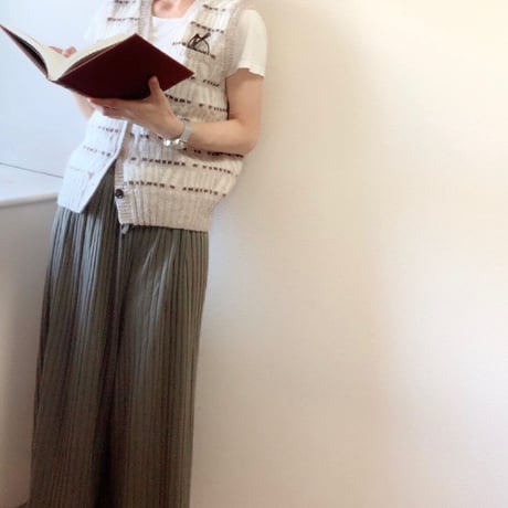 【PDFパターン】日本語版／Librarian Vest by Tomomi Yoshimoto