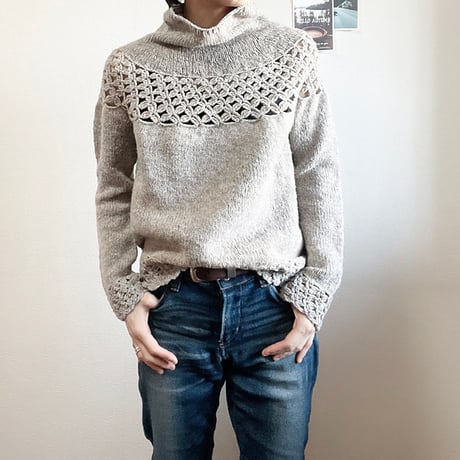 【PDFパターン】日本語版／Link Sweater by Tomomi Yoshimoto